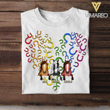 Personalized Horse Lovers LGBT Heart Tshirt Printed NQHC2806