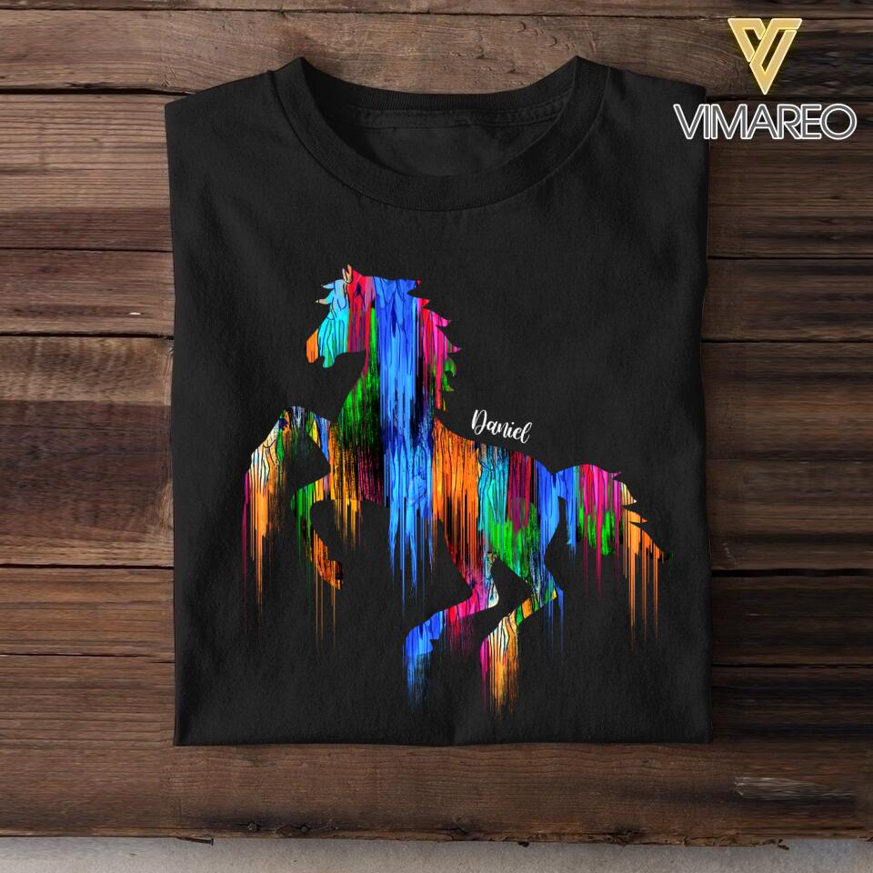 Personalized Horse LGBT Tshirt Printed NQDT0107