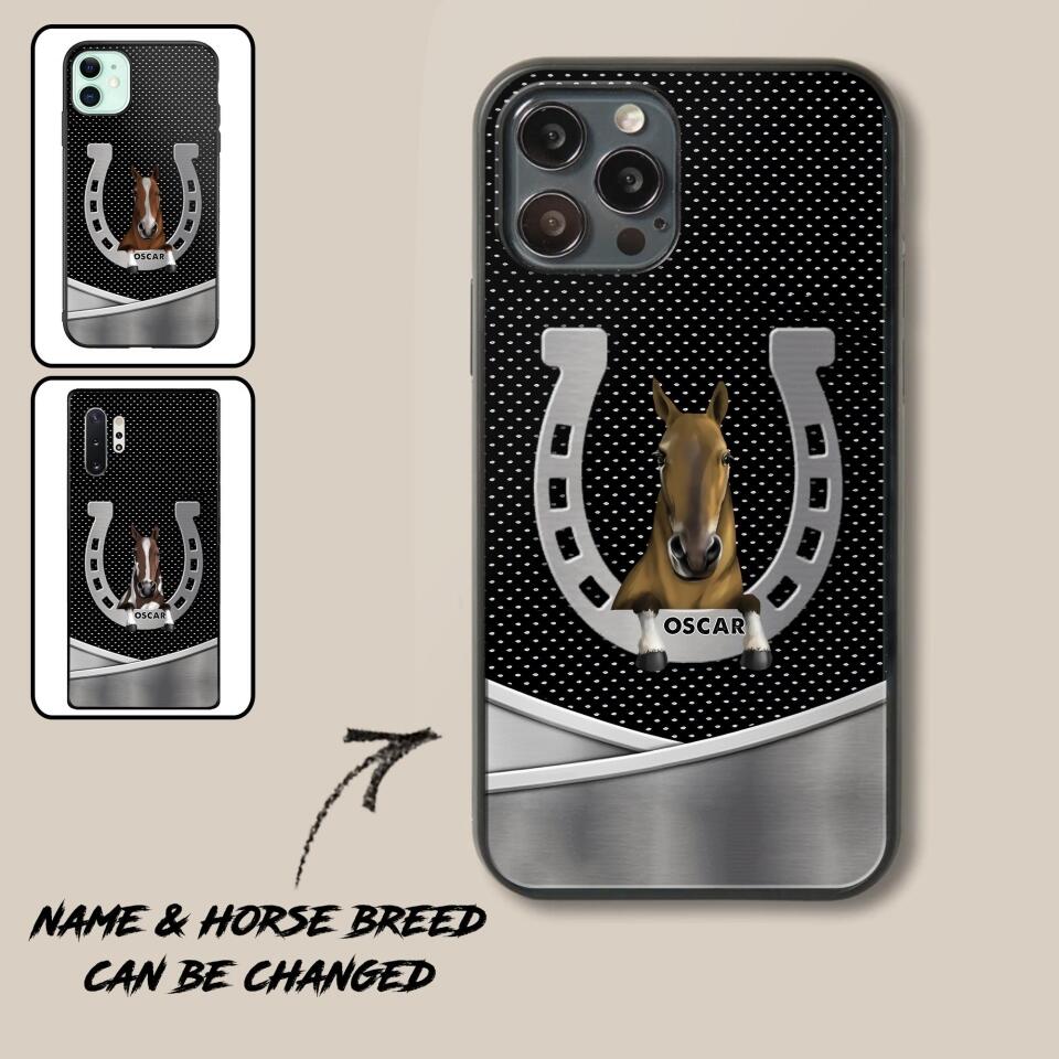 Personalized Horse Lover Phone Case Printed 22JUY-HC01