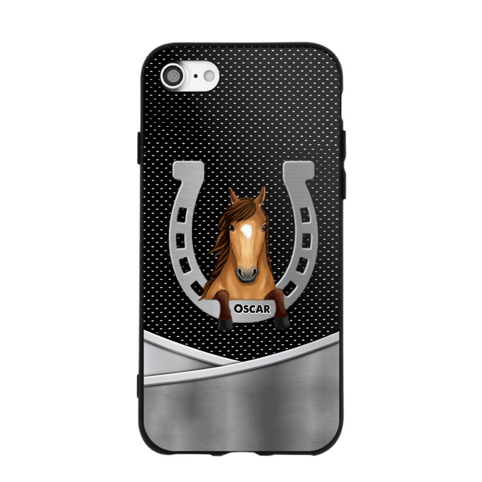 Personalized Horse Lover Phone Case Printed 22JUY-HC01