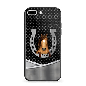 Personalized Horse Lover Phone Case Printed 22JUY-HC01