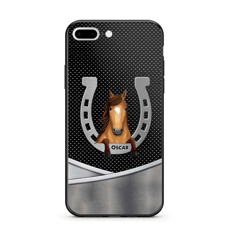 Personalized Horse Lover Phone Case Printed 22JUY-HC01