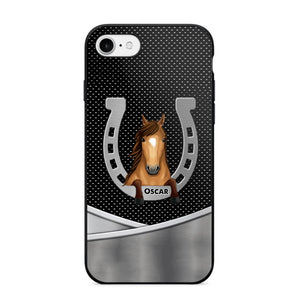 Personalized Horse Lover Phone Case Printed 22JUY-HC01