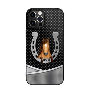 Personalized Horse Lover Phone Case Printed 22JUY-HC01