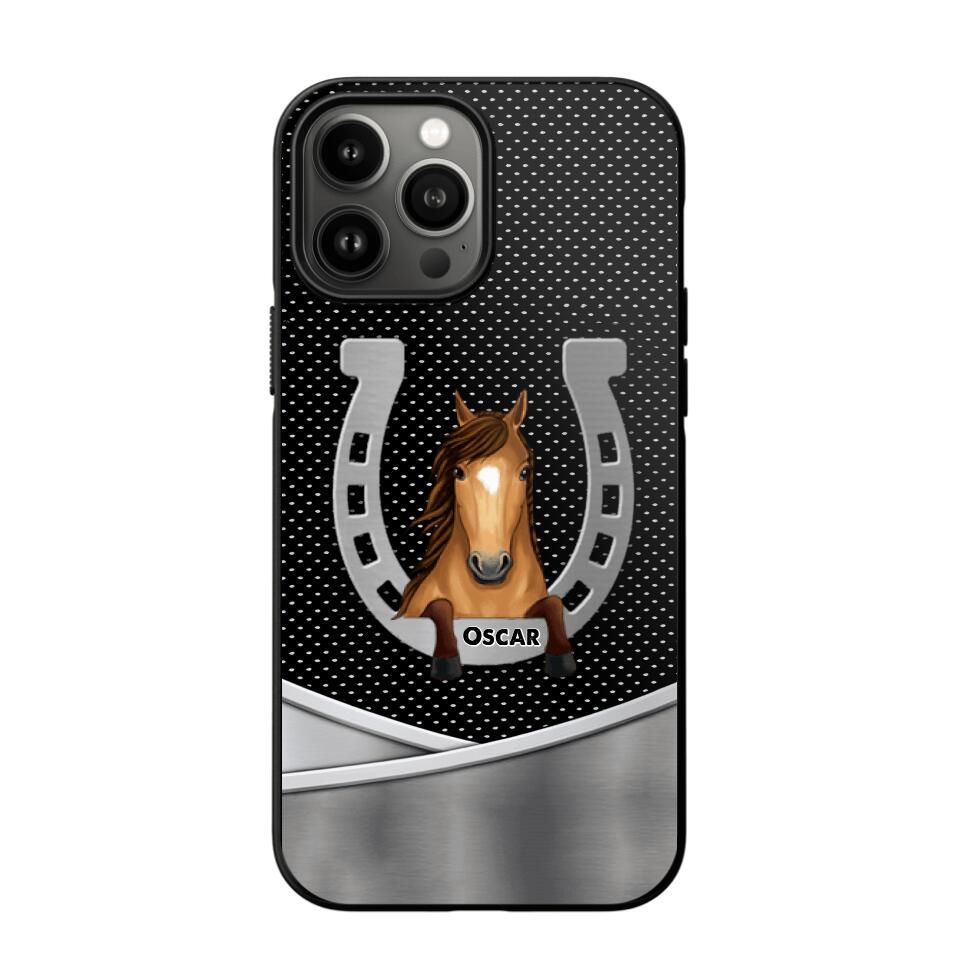 Personalized Horse Lover Phone Case Printed 22JUY-HC01