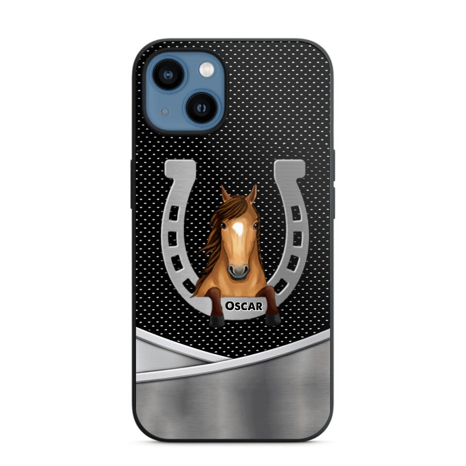 Personalized Horse Lover Phone Case Printed 22JUY-HC01