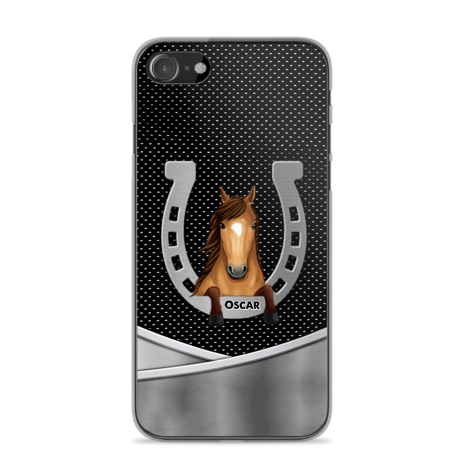 Personalized Horse Lover Phone Case Printed 22JUY-HC01