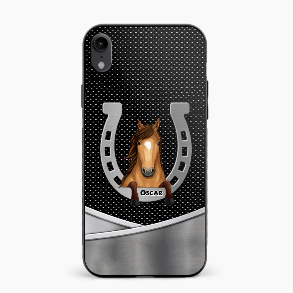 Personalized Horse Lover Phone Case Printed 22JUY-HC01