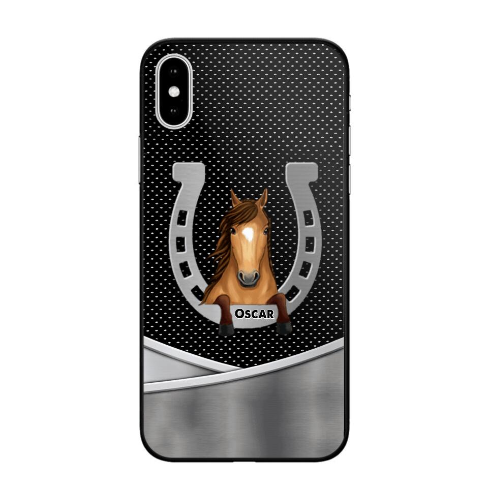 Personalized Horse Lover Phone Case Printed 22JUY-HC01