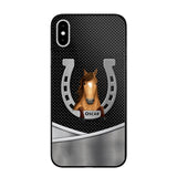 Personalized Horse Lover Phone Case Printed 22JUY-HC01