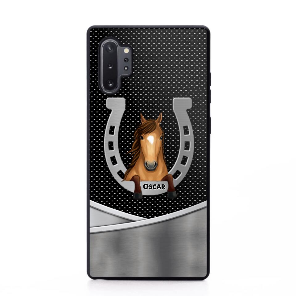 Personalized Horse Lover Phone Case Printed 22JUY-HC01