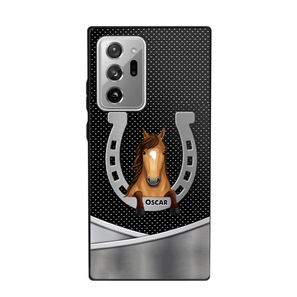 Personalized Horse Lover Phone Case Printed 22JUY-HC01