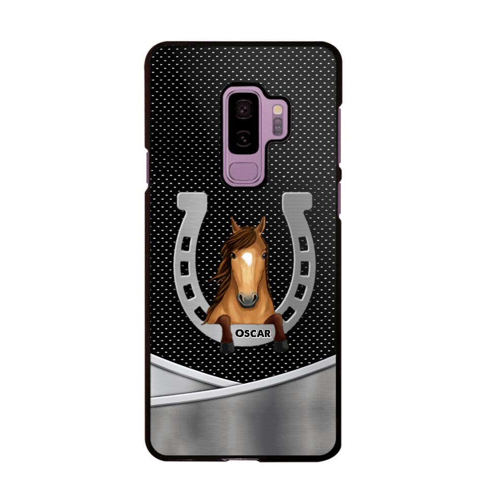 Personalized Horse Lover Phone Case Printed 22JUY-HC01