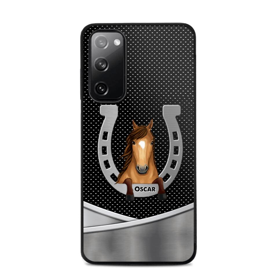 Personalized Horse Lover Phone Case Printed 22JUY-HC01