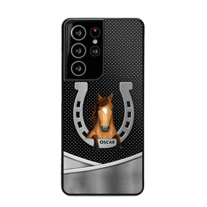 Personalized Horse Lover Phone Case Printed 22JUY-HC01