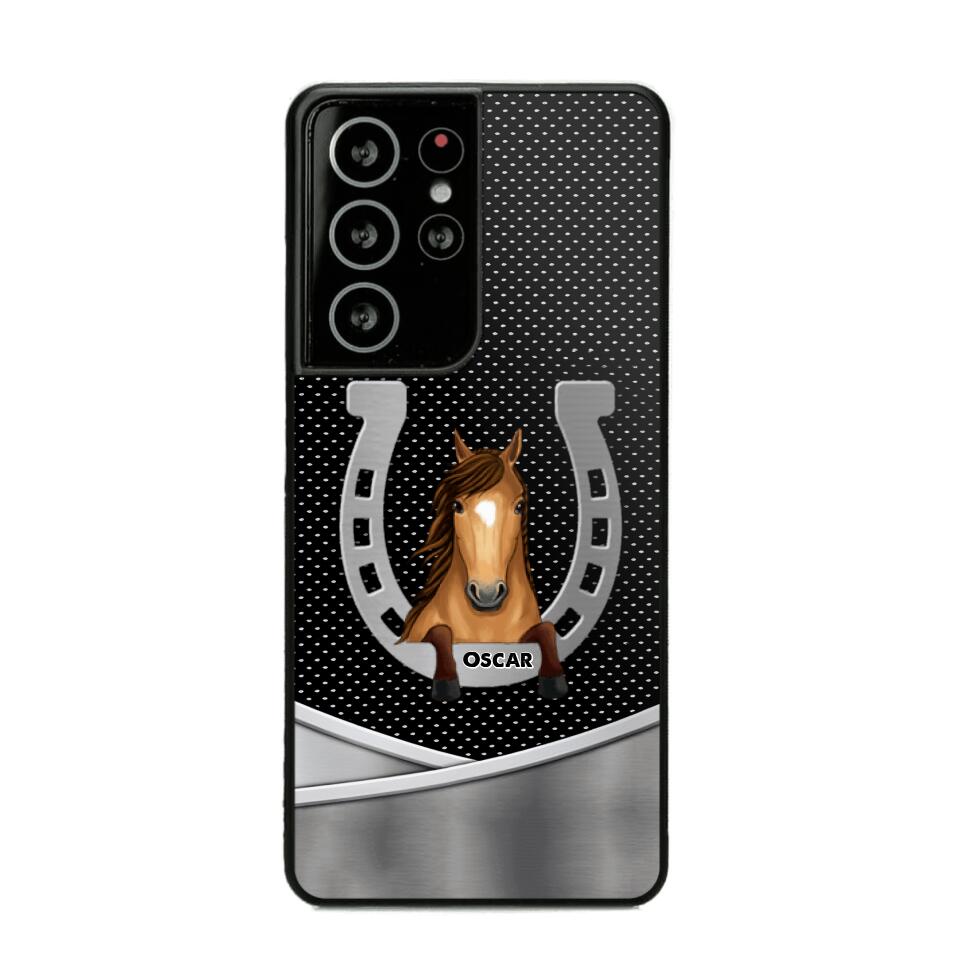 Personalized Horse Lover Phone Case Printed 22JUY-HC01