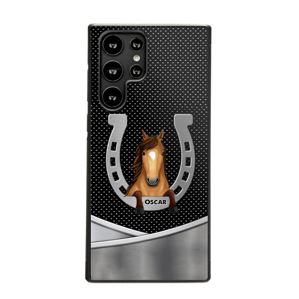 Personalized Horse Lover Phone Case Printed 22JUY-HC01