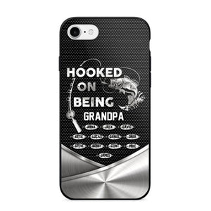 Personalized Hooked On Being Grandpa Phone Case Printed 22JUY-HQ02