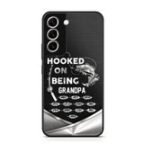 Personalized Hooked On Being Grandpa Phone Case Printed 22JUY-HQ02