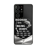 Personalized Hooked On Being Grandpa Phone Case Printed 22JUY-HQ02