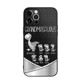 Personalized Grandmasaurus With Kid Phone Case Printed 22JUY-DT01