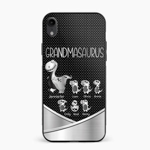 Personalized Grandmasaurus With Kid Phone Case Printed 22JUY-DT01