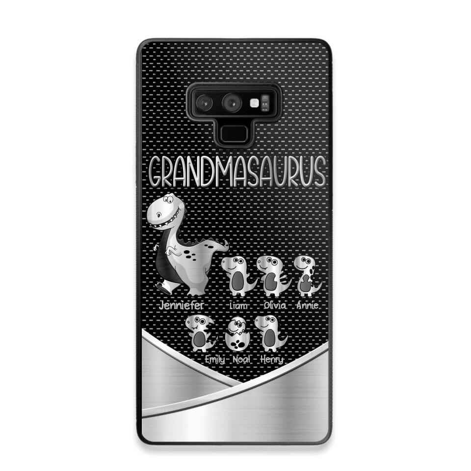 Personalized Grandmasaurus With Kid Phone Case Printed 22JUY-DT01