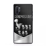 Personalized Grandmasaurus With Kid Phone Case Printed 22JUY-DT01