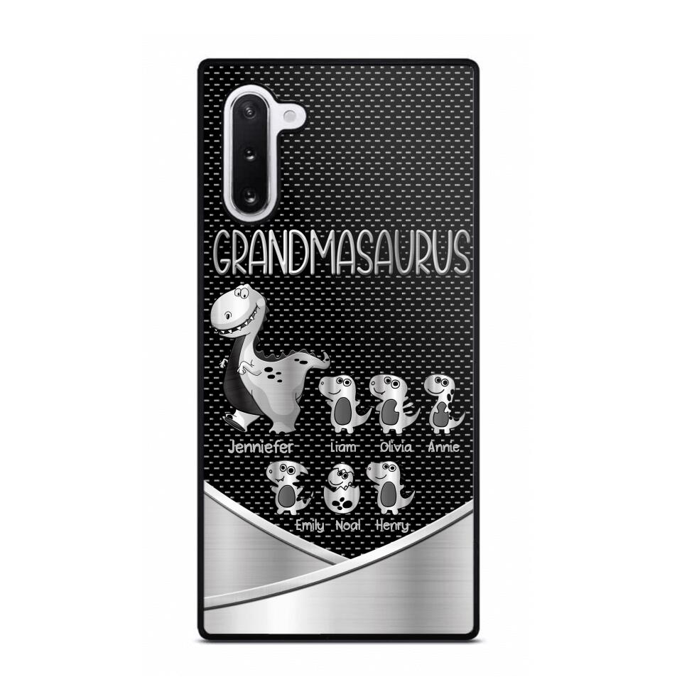 Personalized Grandmasaurus With Kid Phone Case Printed 22JUY-DT01