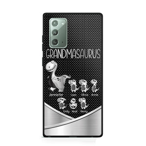 Personalized Grandmasaurus With Kid Phone Case Printed 22JUY-DT01