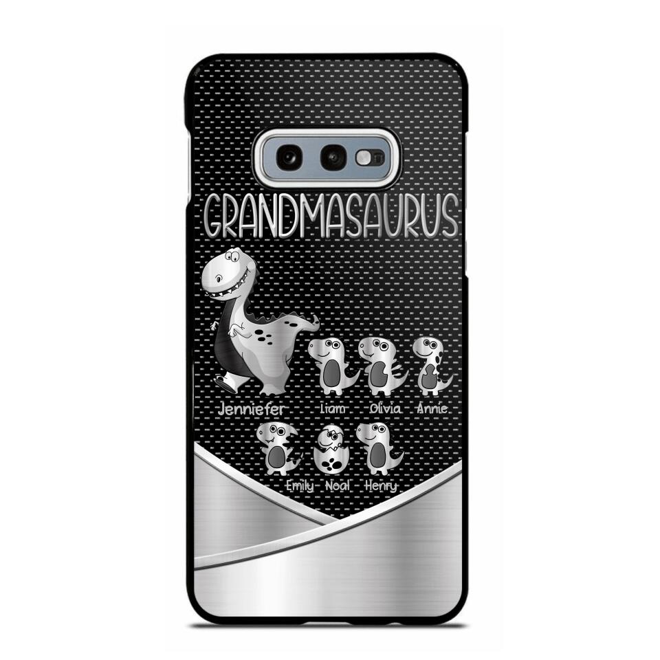 Personalized Grandmasaurus With Kid Phone Case Printed 22JUY-DT01