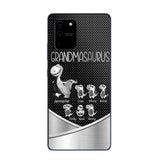 Personalized Grandmasaurus With Kid Phone Case Printed 22JUY-DT01