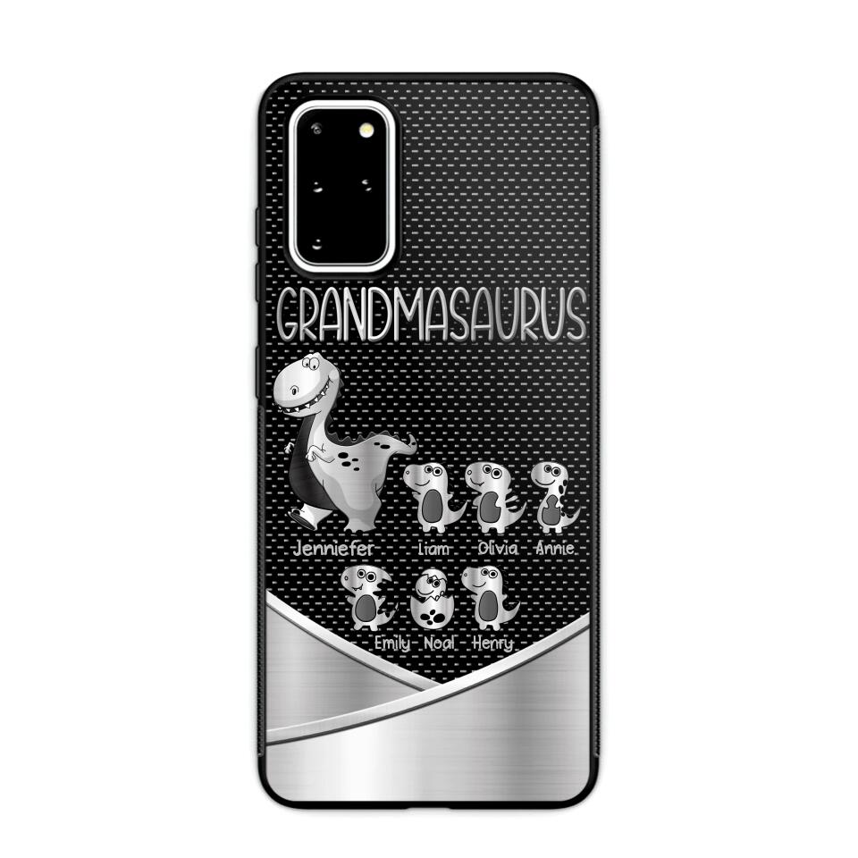 Personalized Grandmasaurus With Kid Phone Case Printed 22JUY-DT01