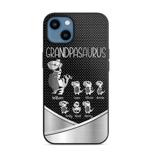 Personalized Grandpasaurus With Kid Phone Case Printed 22JUY-DT02