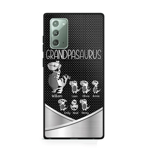 Personalized Grandpasaurus With Kid Phone Case Printed 22JUY-DT02