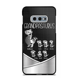 Personalized Grandpasaurus With Kid Phone Case Printed 22JUY-DT02