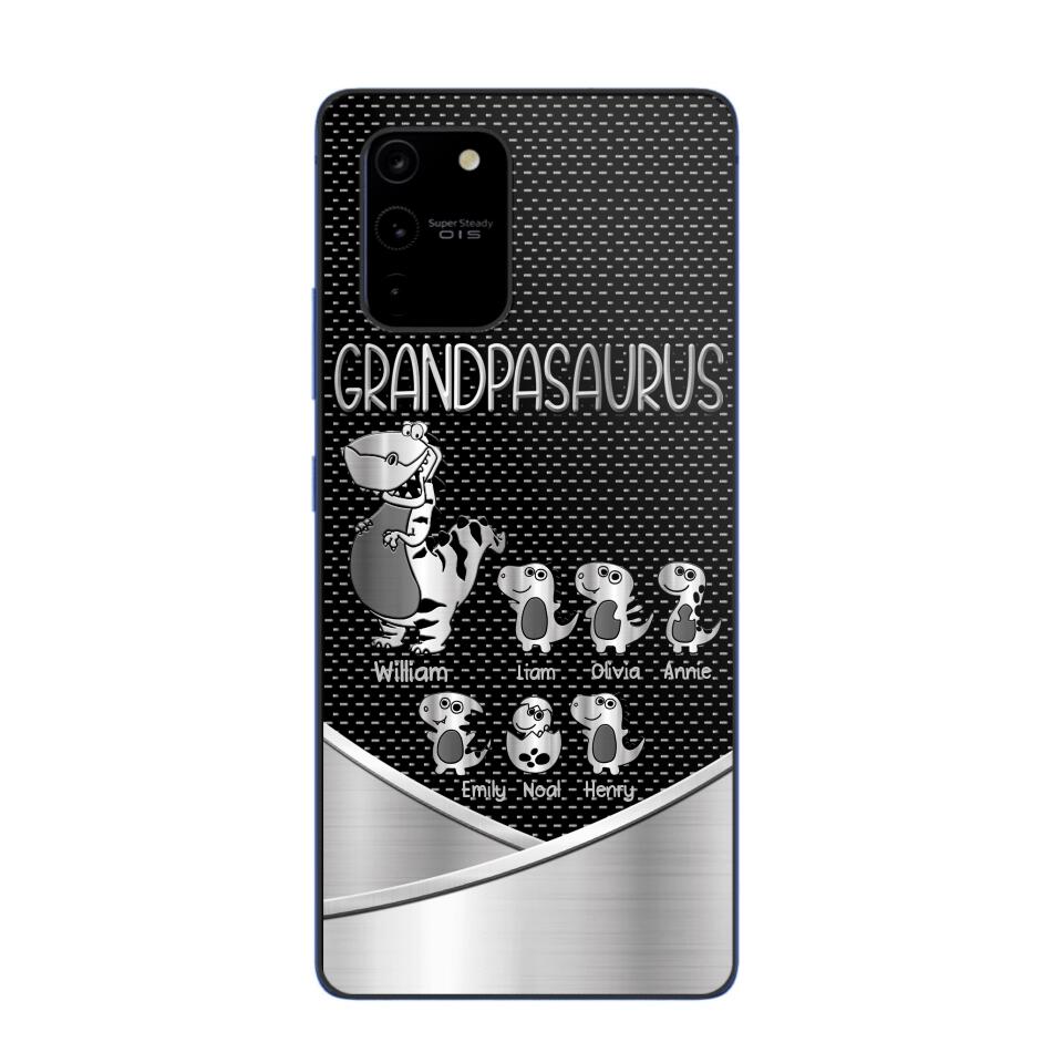 Personalized Grandpasaurus With Kid Phone Case Printed 22JUY-DT02