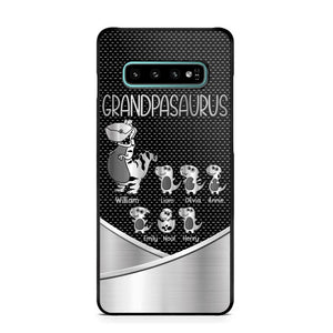 Personalized Grandpasaurus With Kid Phone Case Printed 22JUY-DT02