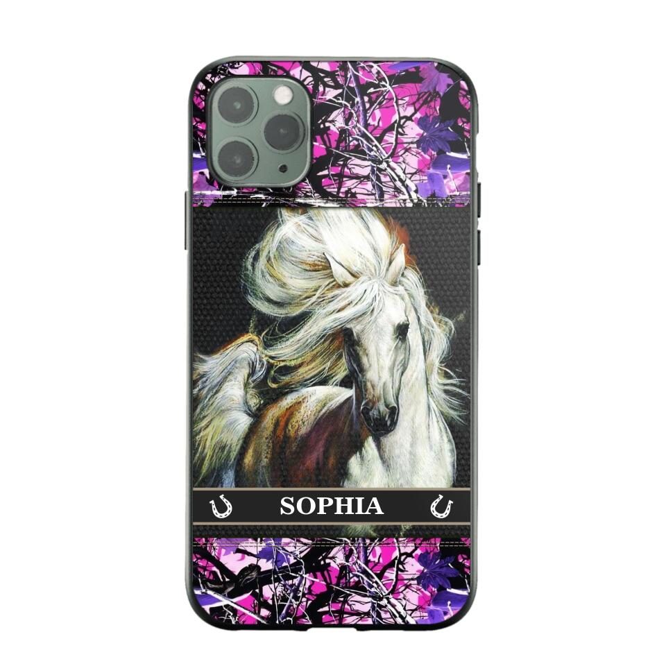 Personalized Horse Lover Phone Case Printed 22JUY-HY06