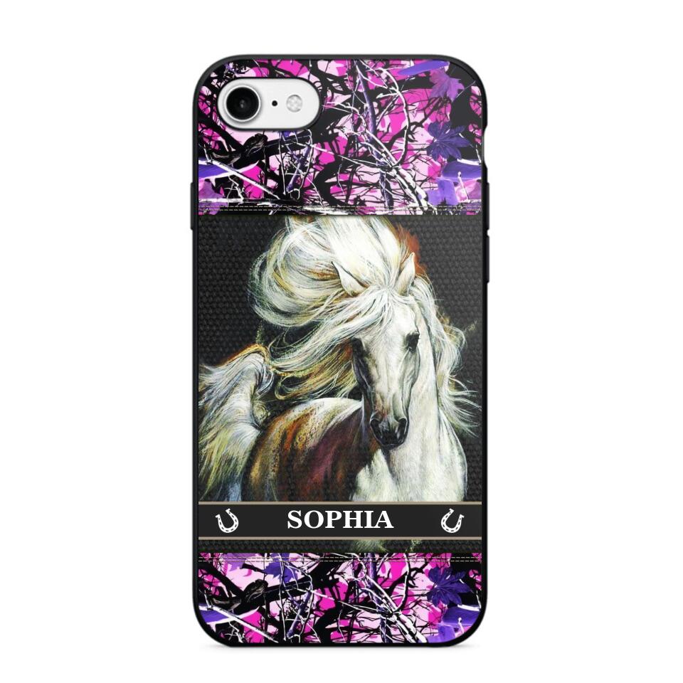 Personalized Horse Lover Phone Case Printed 22JUY-HY06