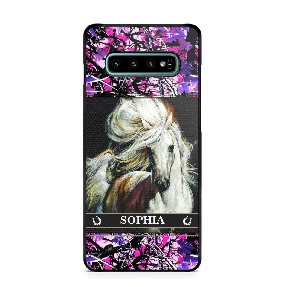 Personalized Horse Lover Phone Case Printed 22JUY-HY06