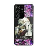 Personalized Horse Lover Phone Case Printed 22JUY-HY06