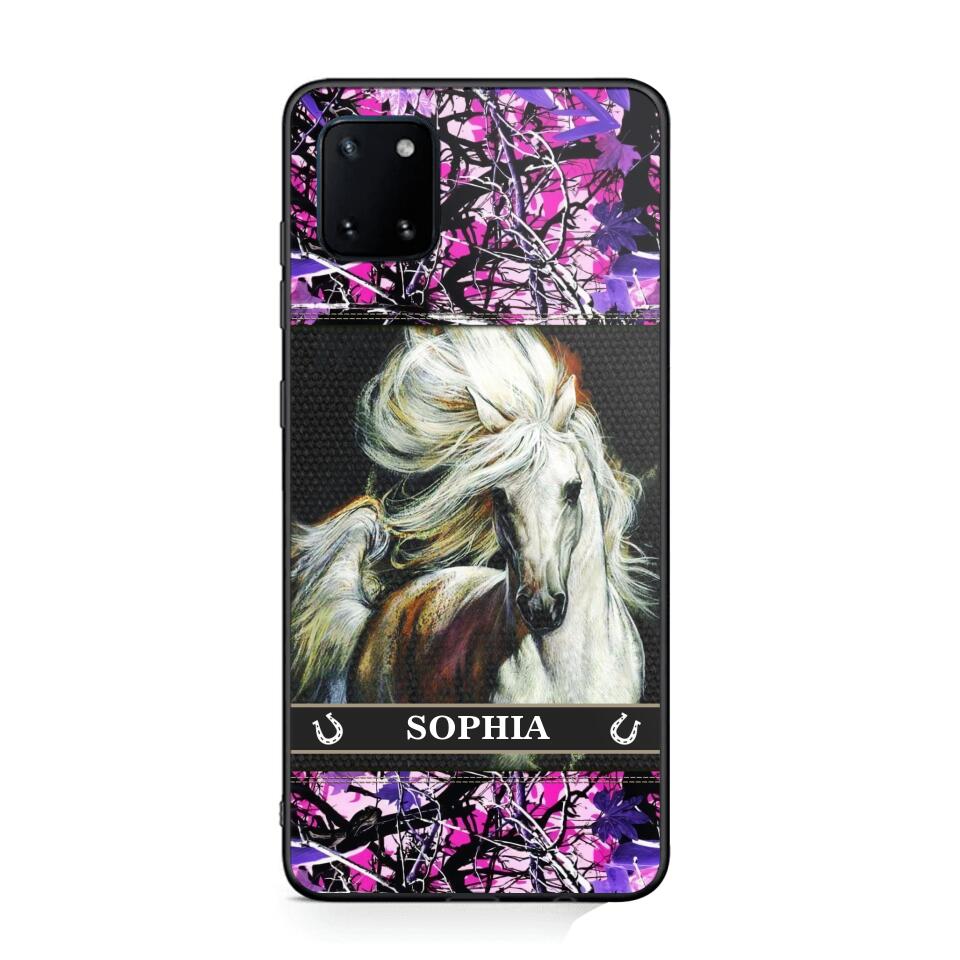 Personalized Horse Lover Phone Case Printed 22JUY-HY06