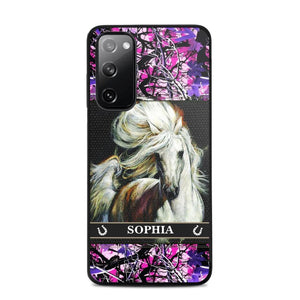 Personalized Horse Lover Phone Case Printed 22JUY-HY06