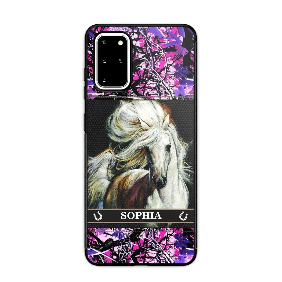 Personalized Horse Lover Phone Case Printed 22JUY-HY06