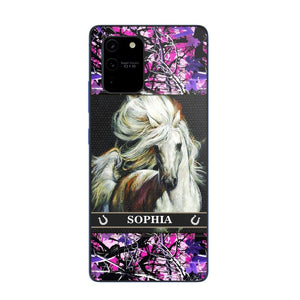 Personalized Horse Lover Phone Case Printed 22JUY-HY06