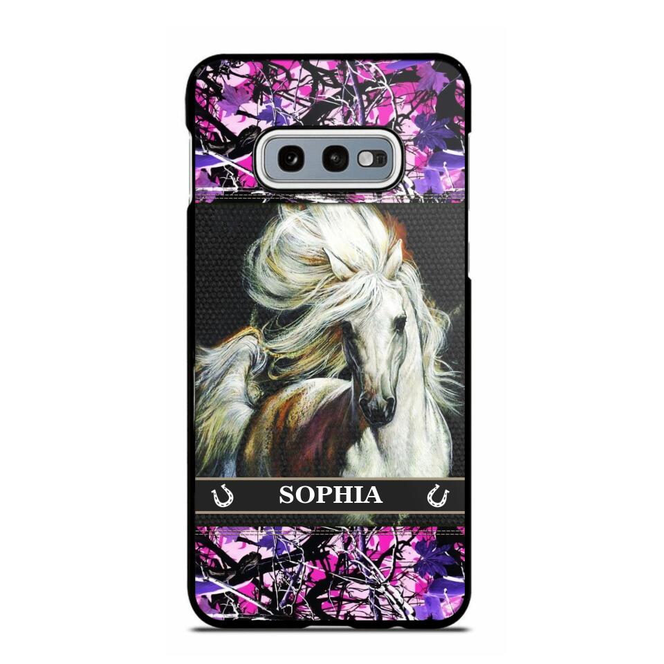 Personalized Horse Lover Phone Case Printed 22JUY-HY06