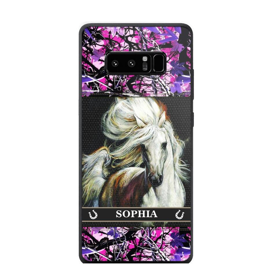 Personalized Horse Lover Phone Case Printed 22JUY-HY06