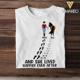 Personalized And She Lived Happily Ever After Horse Girl  Tshirt Printed NQHC0607