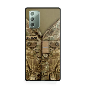 Personalized Danish Army/Soldier Phone Case Printed 22JUL-HQ05